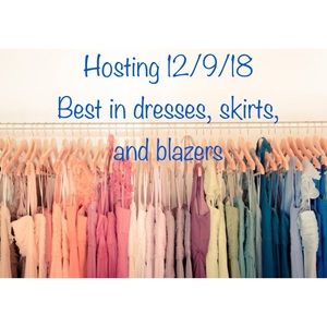 ✨HOSTING BEST IN DRESSES SKIRTS SUITS✨12/9/18 12pm